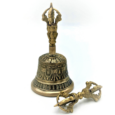 Buddhist Bell and Dorje, Ghanta and Vajra