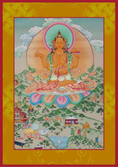 Prajñāpāramitā thangka Tara Mandala