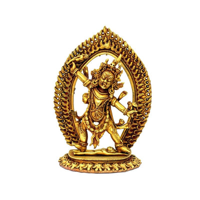 Dharma Protector statue Ekajati  gold Buddhist Meditation