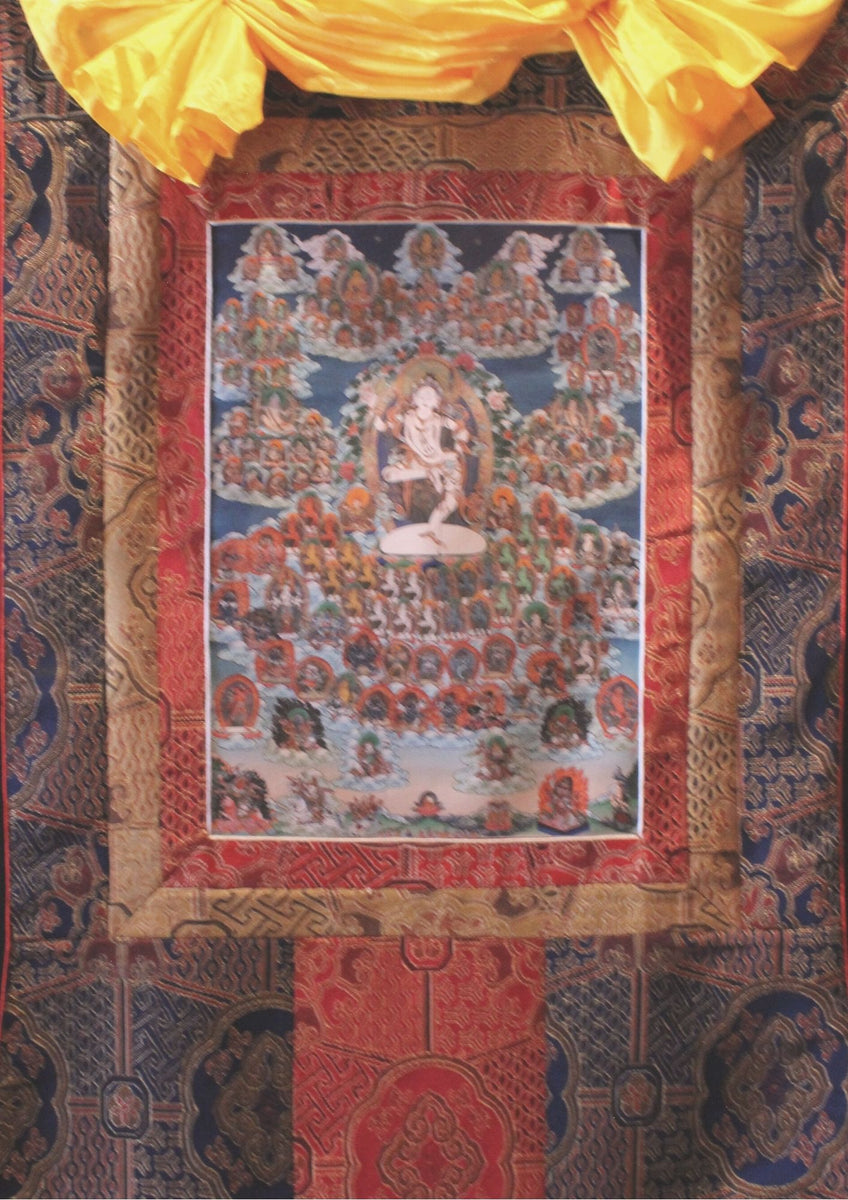 THANGKA | Machig Labdrön Lineage Tree – Tara Mandala Dakini Store